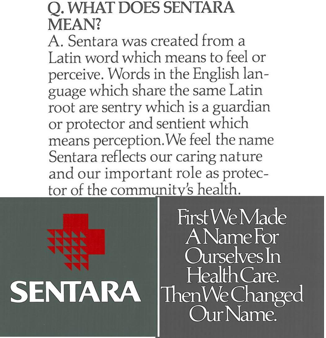 Sentara Adopts New Name