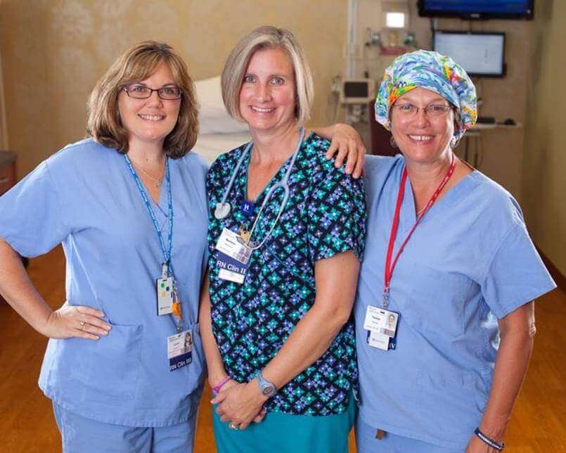 Nurses from Sentara Martha Jefferson Hostpital